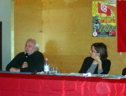 intervento di sergio raniero, coordinatore provinciale rdb cub vicenza